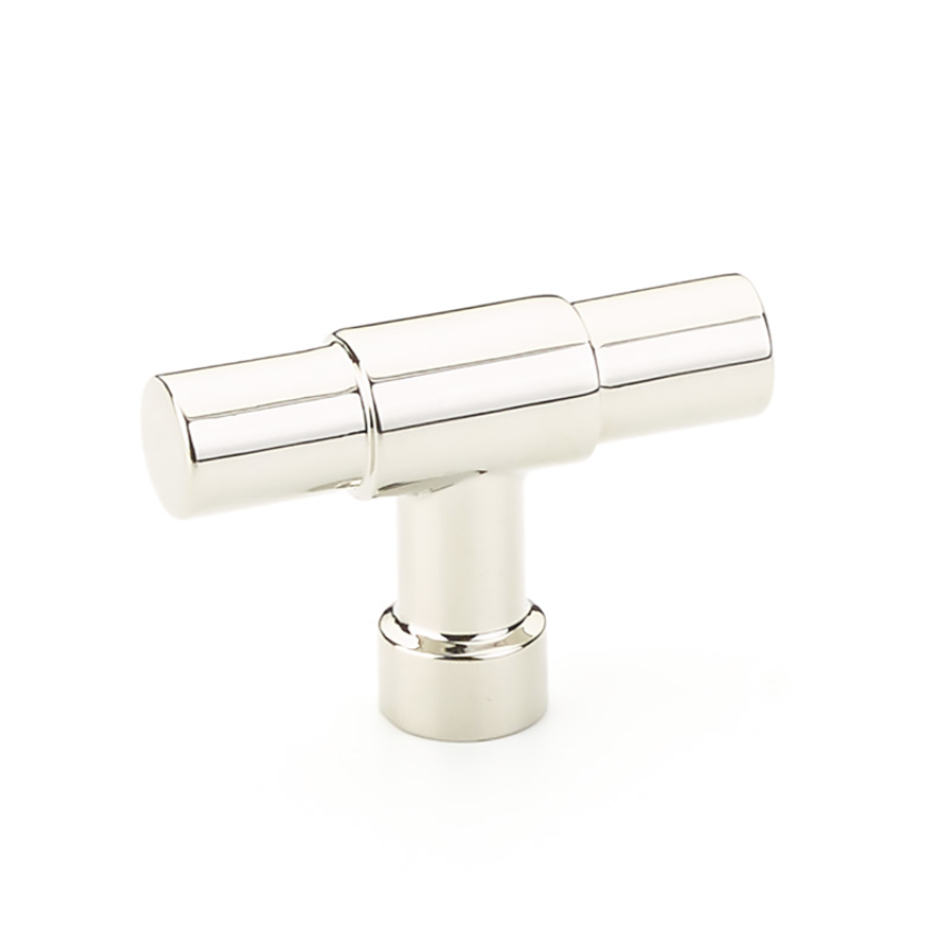 Polished Nickel "Industry" Cabinet Knobs and Drawer Pulls - Forge Hardware Studio