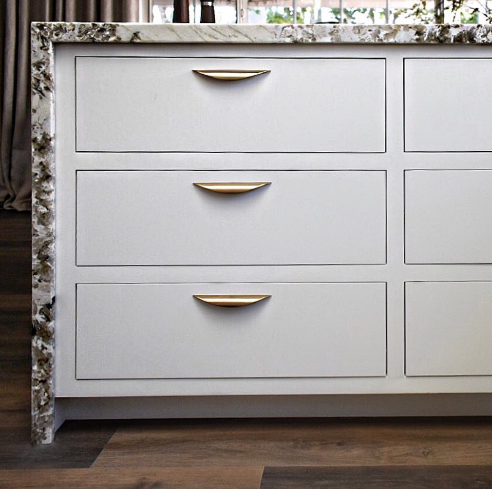 Luna Cabinet Knobs-Champagne Bronze Drawer Pull - Cabinet Handle - Brass Cabinet Hardware 