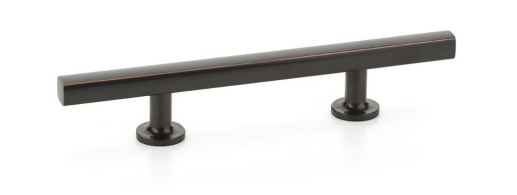 Urban Modern T-Bar Drawer Pulls in Oil Rubbed Bronze - Forge Hardware Studio