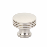 Brushed Nickel "Moderna" Cabinet Drawer Pulls and Cabinet Knobs - Forge Hardware Studio