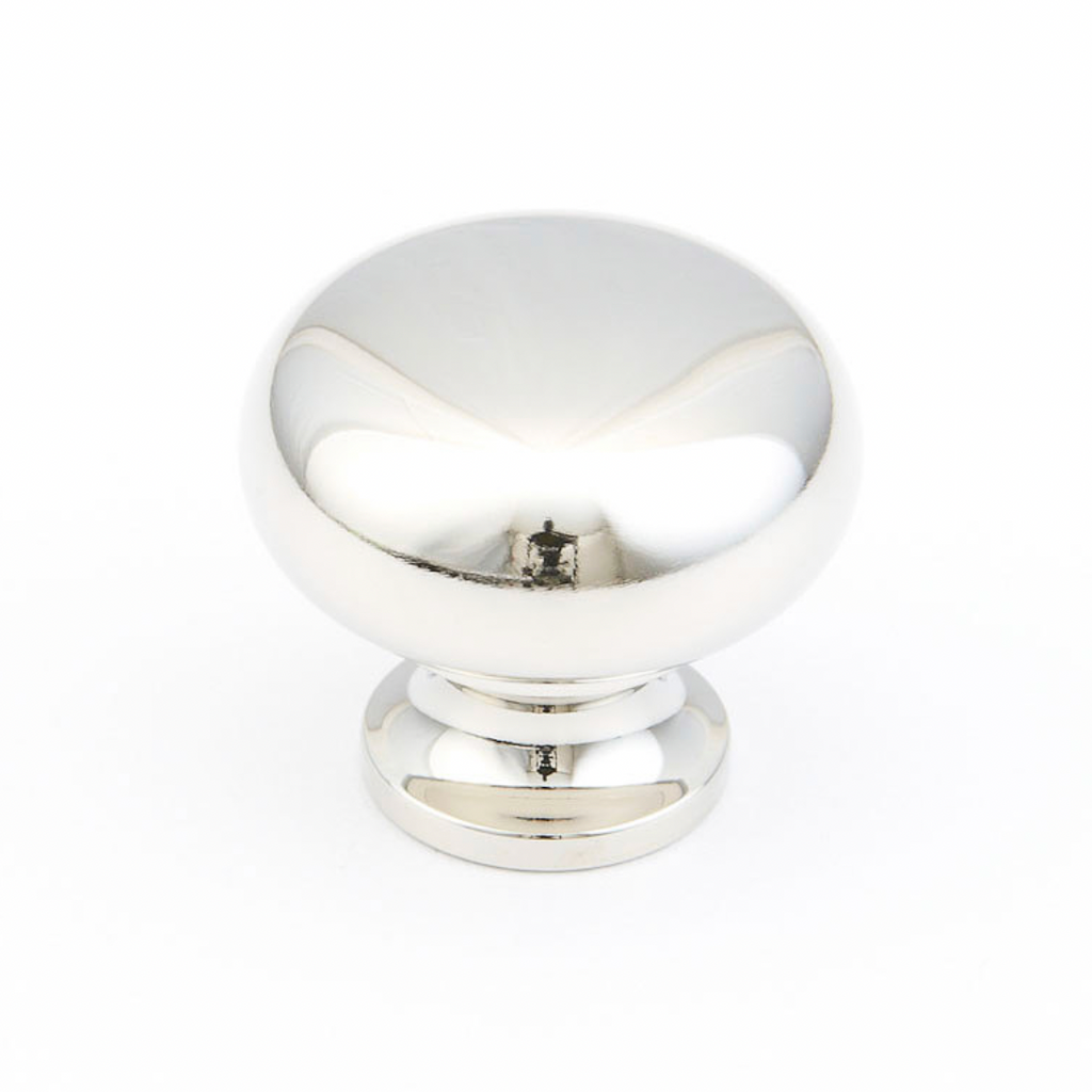 Polished Nickel "Leah" Cabinet Knobs Drawer Pulls and Cup Pulls - Forge Hardware Studio