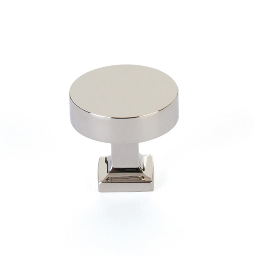 Polished Nickel "Neal" Cabinet Knobs and Pulls Cabinet Hardware - Forge Hardware Studio