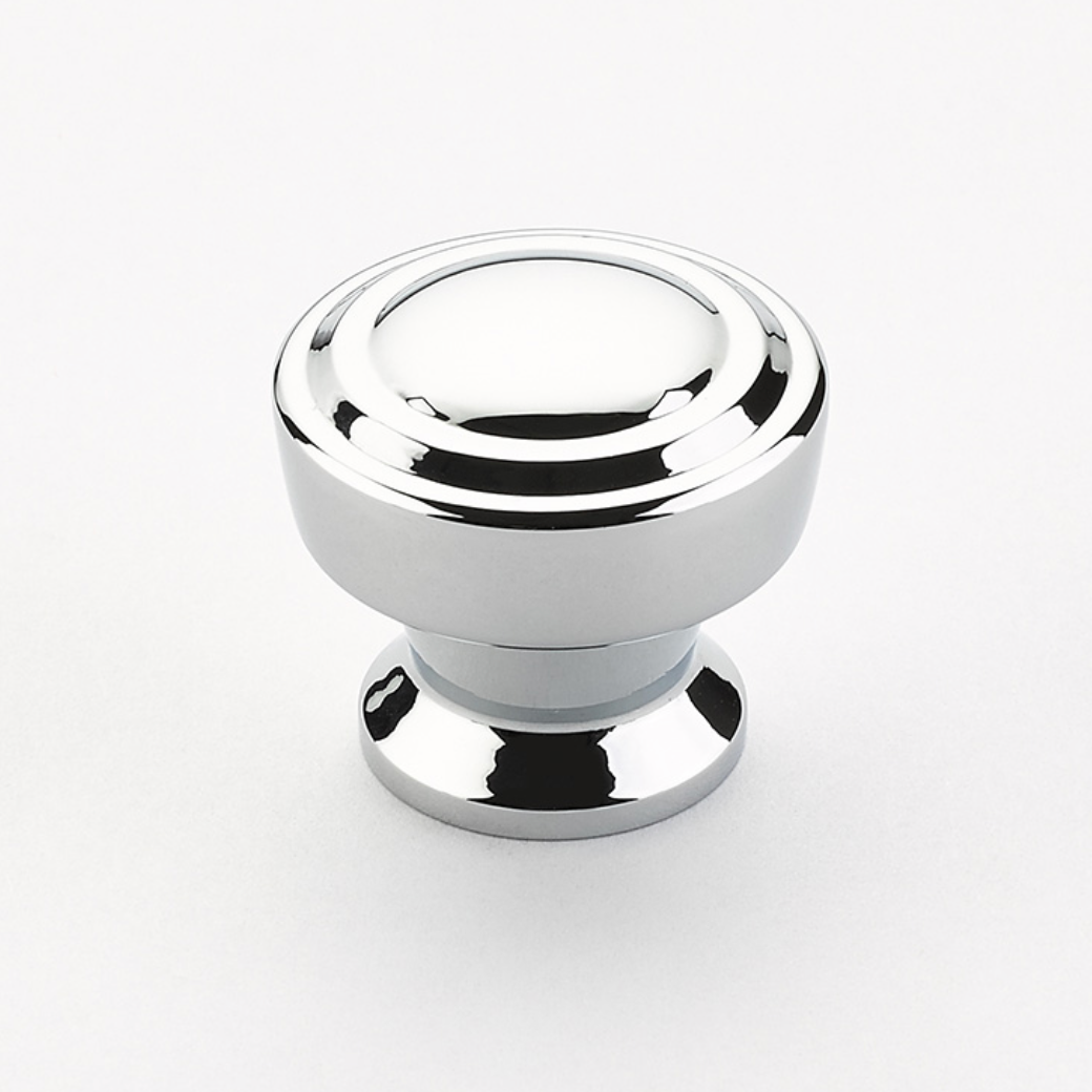 Polished Chrome "Moderna" Cabinet Knobs and Drawer Pulls - Forge Hardware Studio