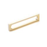 Unlacquered Brass "Loop" Square Drawer Pulls and Cabinet Knobs - Forge Hardware Studio
