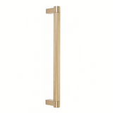 Knurled "U-Shaped" Champagne Bronze Cabinet Knobs and Drawer Pulls - Forge Hardware Studio