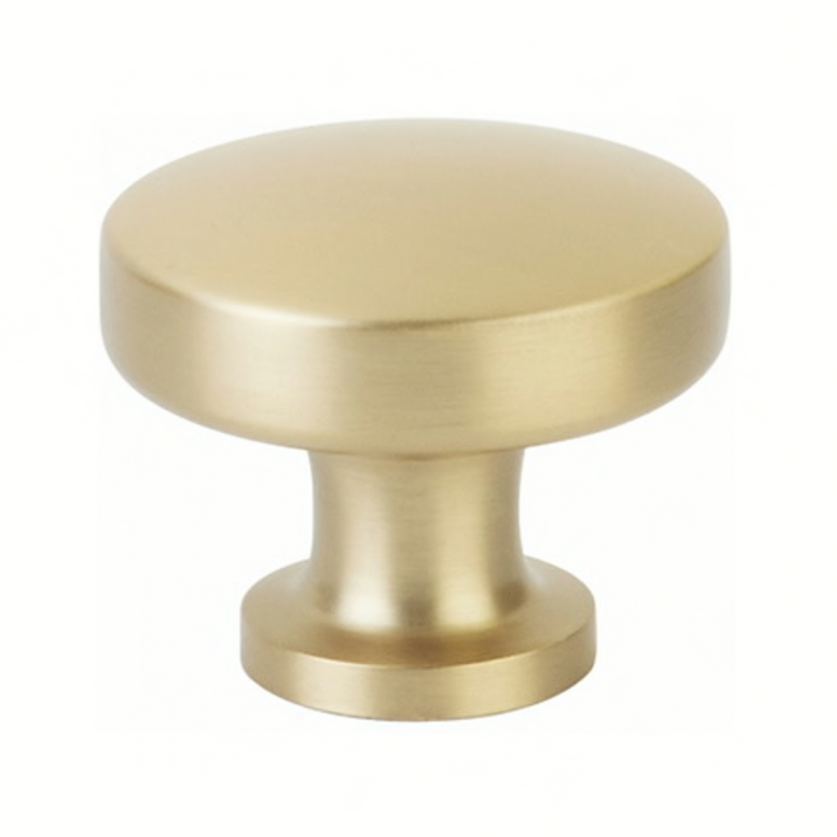 Satin Brass "Elegance" Drawer Pulls and Cabinet Knobs - Forge Hardware Studio