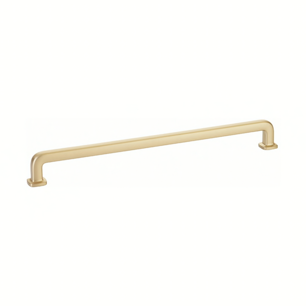 Satin Brass "Elegance" Drawer Pulls and Cabinet Knobs - Forge Hardware Studio