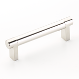 Smooth "Converse No.2" Polished Nickel Cabinet Knobs and Drawer Pulls - Forge Hardware Studio