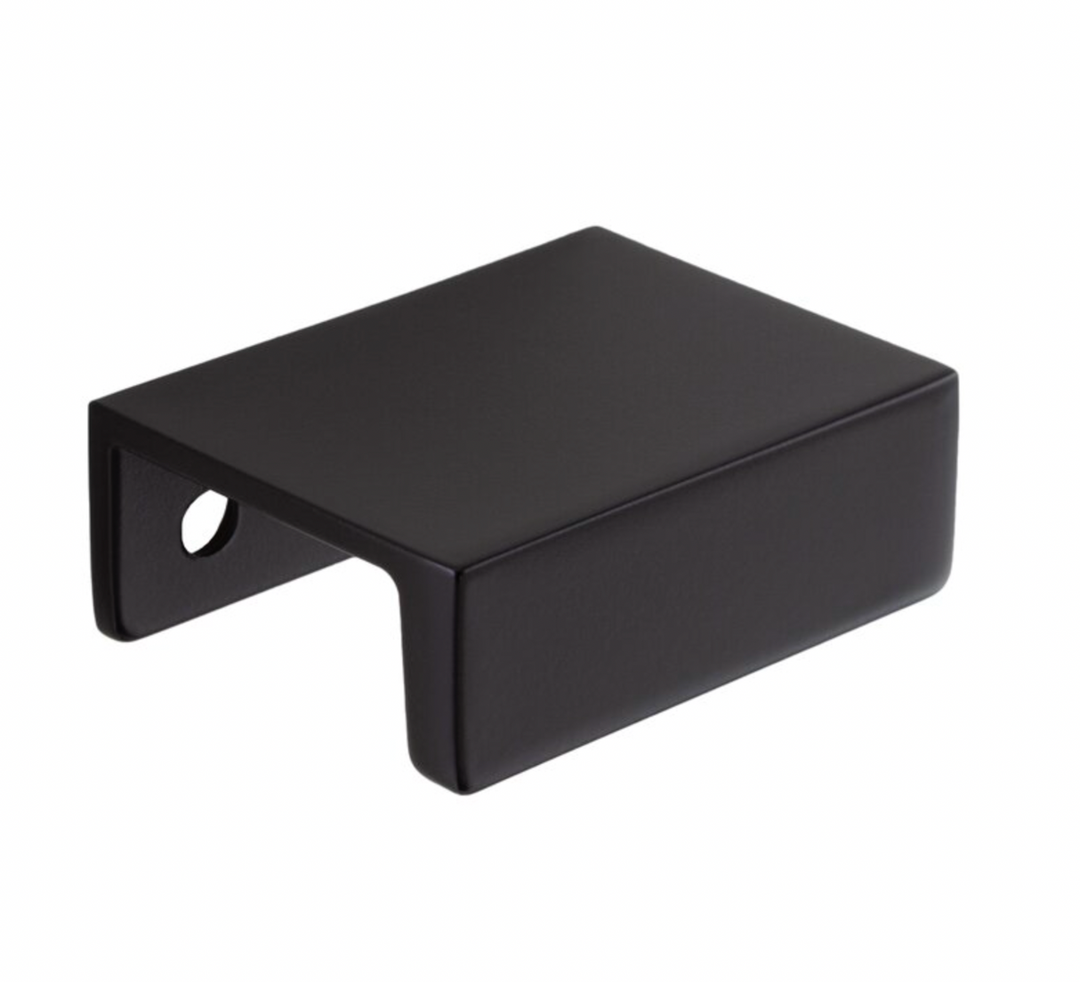 Matte Black Edge "Summer" Tab Drawer Pulls - Forge Hardware Studio