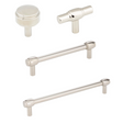 Nash Polished Nickel  Drawer Pulls and Cabinet Knobs - Forge Hardware Studio