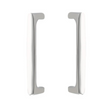 Back to Back "Riverside" Door Pull in Polished Chrome Hardware for Interior Sliding and Barn Doors - Forge Hardware Studio