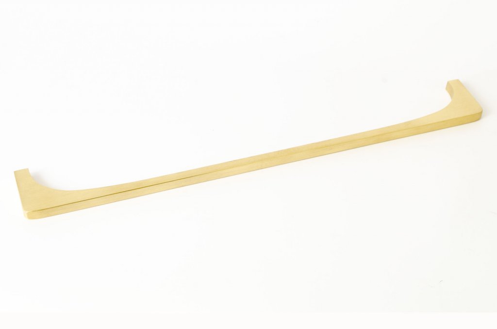 Unlacquered Brushed Brass "Echo" Cabinet Knobs and Drawer Pulls - Forge Hardware Studio