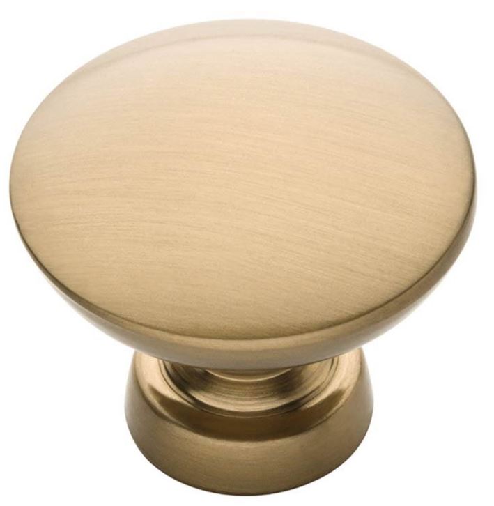 Champagne Bronze "Loft" Knob and Drawer Pulls - Brass Cabinet Hardware 