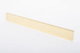 Straight Edge "Kurt 01" Scandinavian Modern Drawer Pulls - Brass Cabinet Hardware 