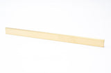 Straight Edge "Kurt 01" Scandinavian Modern Drawer Pulls - Brass Cabinet Hardware 