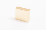Straight Edge "Kurt 01" Scandinavian Modern Drawer Pulls - Brass Cabinet Hardware 