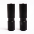 Set of 2-Medium Mid-Century Modern Replacement Furniture Legs in Matte Black - Forge Hardware Studio