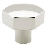 Geometric Polished Nickel "Geo" Cabinet Knobs and Drawer Pulls - Forge Hardware Studio