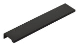 Matte Black "Dina" Tab Finger Drawer Pulls - Brass Cabinet Hardware 