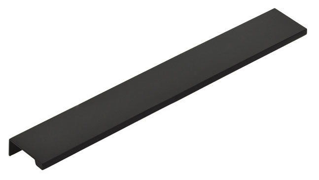 Matte Black "Dina" Tab Finger Drawer Pulls - Brass Cabinet Hardware 