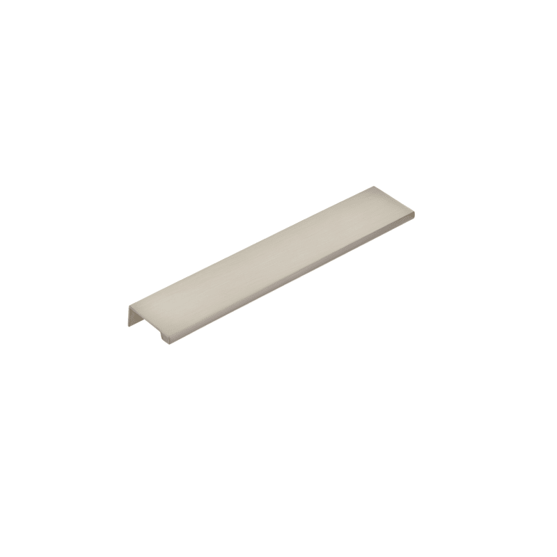 Satin Nickel "Dina" Tab Finger Drawer Pulls - Brass Cabinet Hardware 