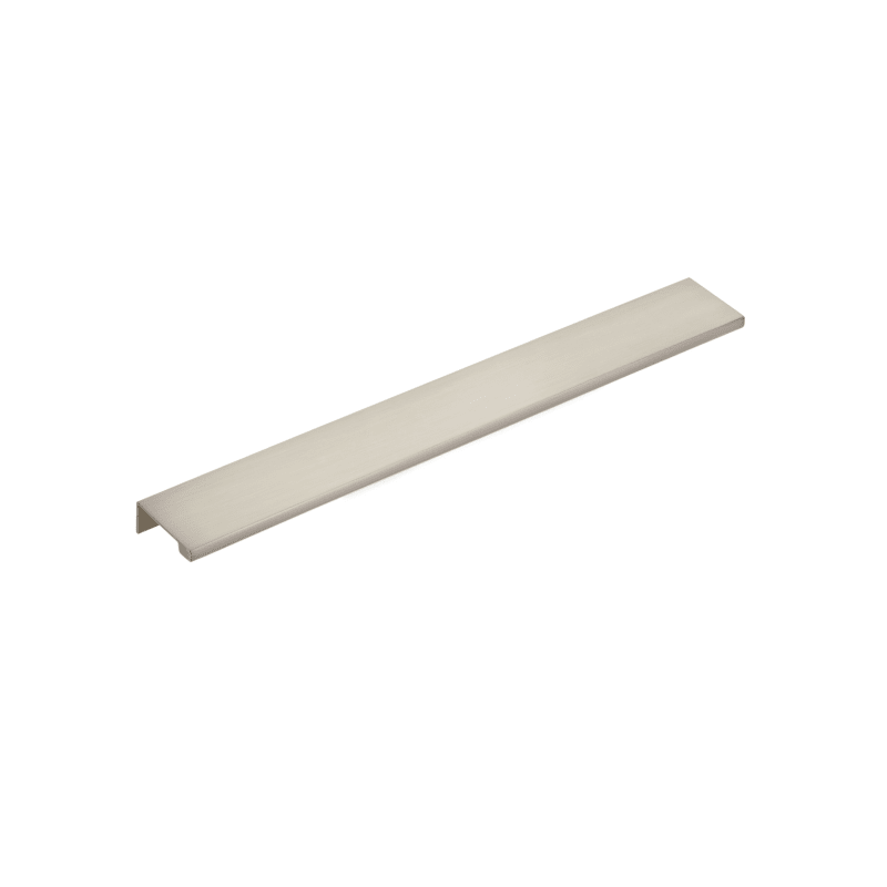 Satin Nickel "Dina" Tab Finger Drawer Pulls - Brass Cabinet Hardware 