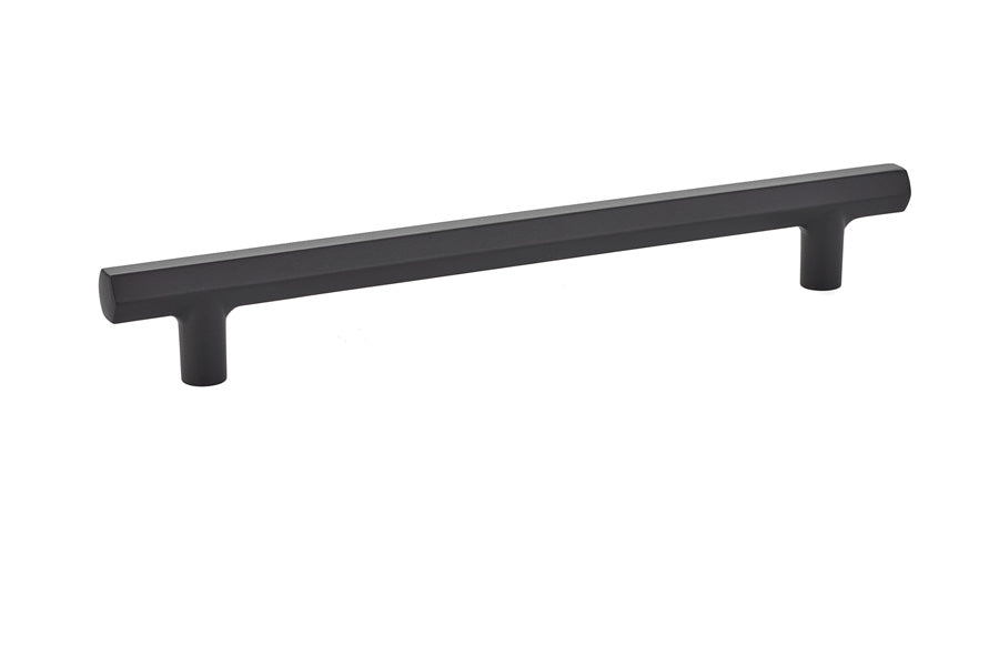 Geometric Matte Black "Geo" Cabinet Knobs and Drawer Pulls - Forge Hardware Studio