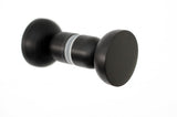 Glass Shower "Pedestal" Round 1-3/16" Matte Black Back to Back Door Knob - Forge Hardware Studio