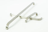 Brushed Nickel "Curve" Cabinet Drawer Pulls and Cabinet Knob - Forge Hardware Studio