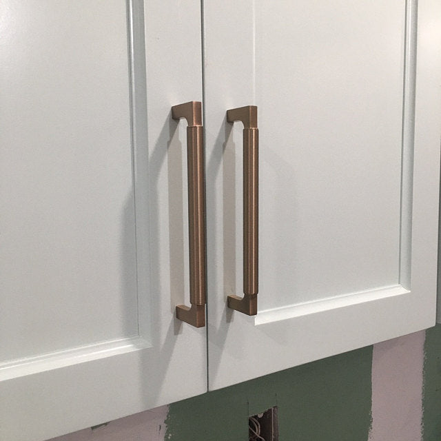 Champagne Bronze "Paris" Drawer Pulls and Knob - Forge Hardware Studio