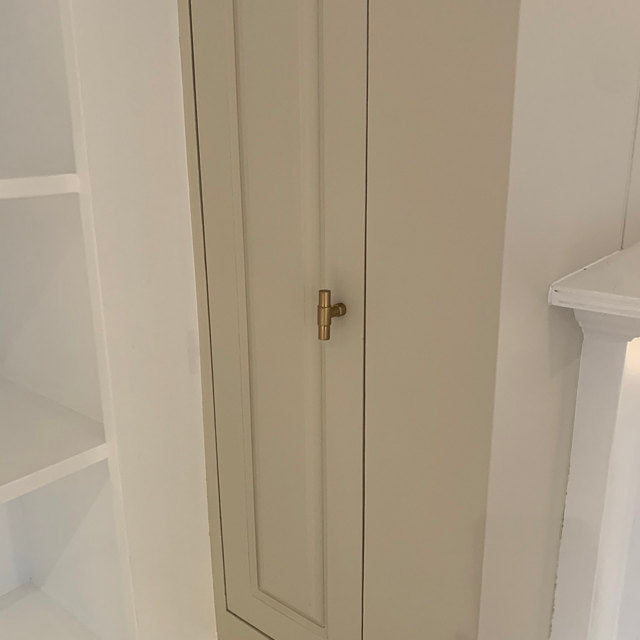 Champagne Bronze "Industry" Cabinet Knobs and Drawer Pulls - Forge Hardware Studio