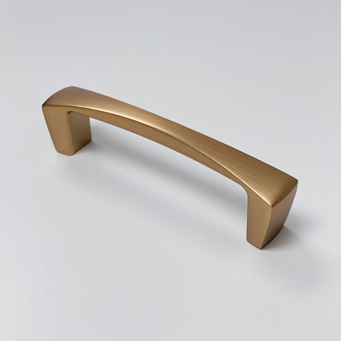 Satin Brass "Kent" Drawer Pulls and Knob - Forge Hardware Studio