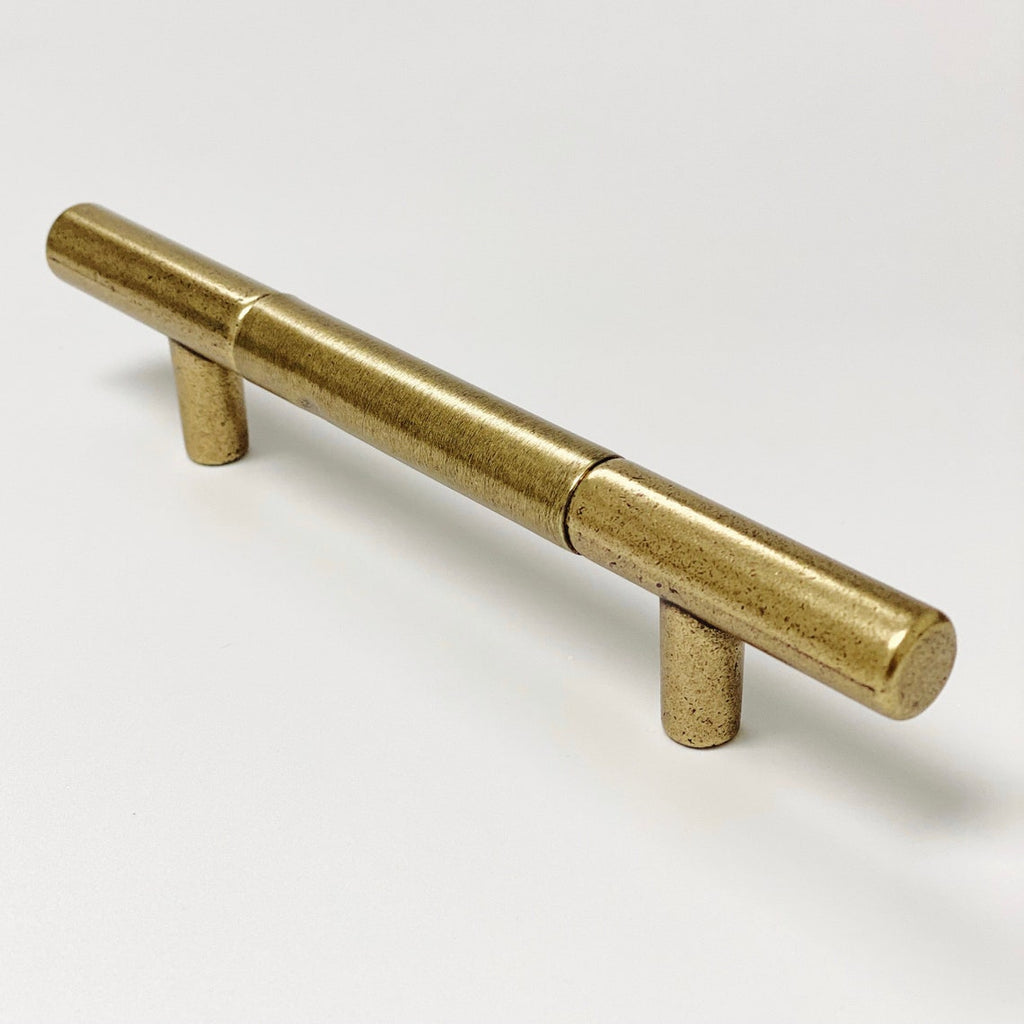 Sydney Aged Brass Cabinet Knob and Drawer Pulls - Forge Hardware Studio