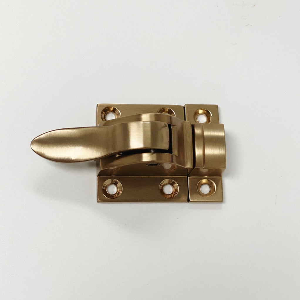 Champagne Bronze "Highline" Cabinet Latch - Forge Hardware Studio