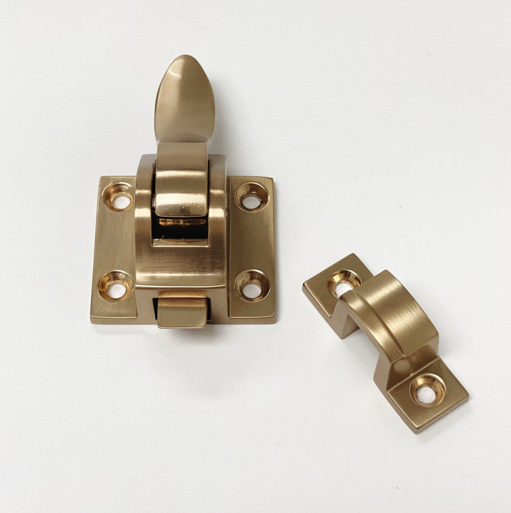 Champagne Bronze "Highline" Cabinet Latch - Forge Hardware Studio