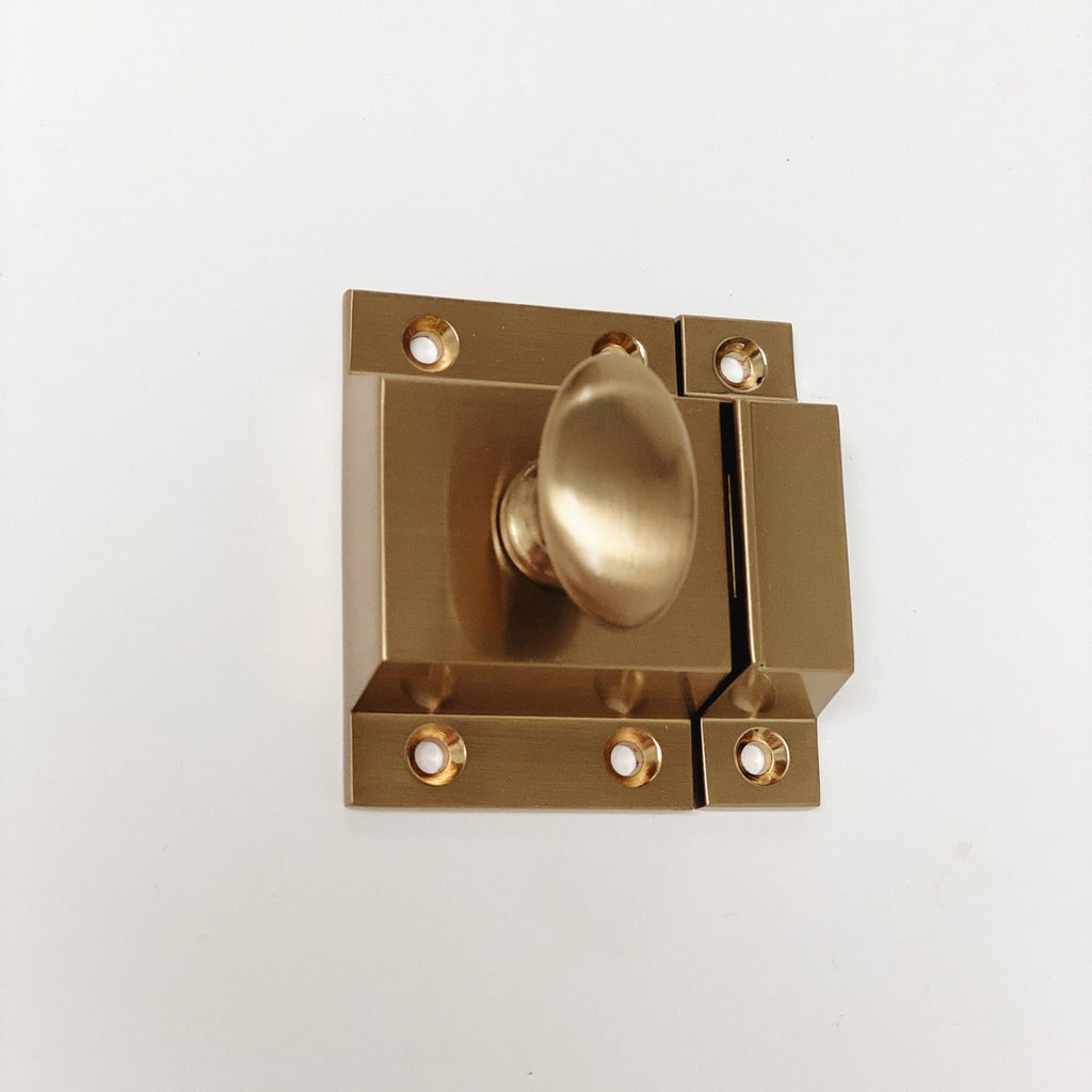 Champagne Bronze "Mindy" Cabinet Latch - Forge Hardware Studio