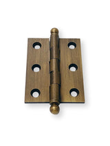 Antique Brass "Eloise" Kitchen Cabinet Hinge - Forge Hardware Studio