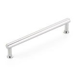 Polished Chrome "Maison No. 2" Smooth Drawer Pulls and Cabinet Knobs with Optional Backplate - Forge Hardware Studio