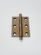 Antique Brass "Eloise" Kitchen Cabinet Hinge - Forge Hardware Studio