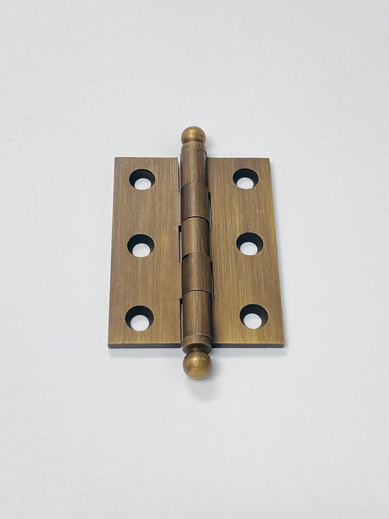Antique Brass "Eloise" Kitchen Cabinet Hinge - Forge Hardware Studio