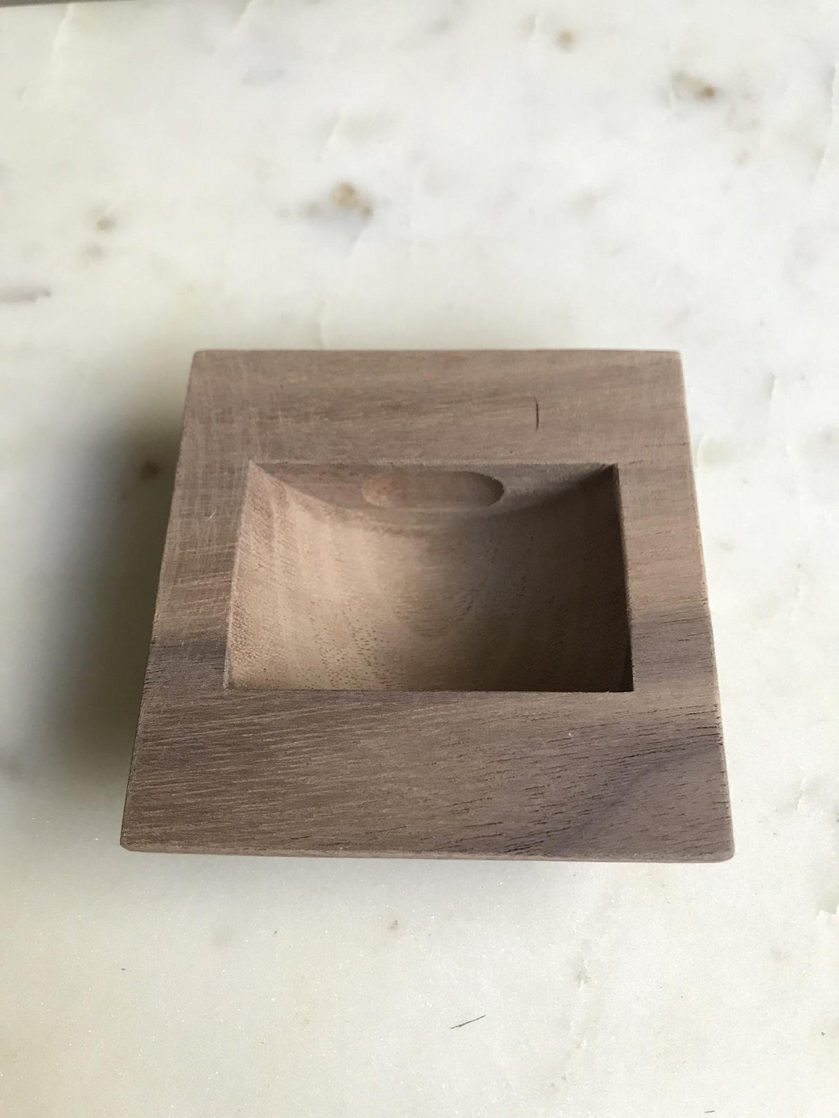 Walnut Recessed Mid-century Modern Wood Drawer Handles - Forge Hardware Studio