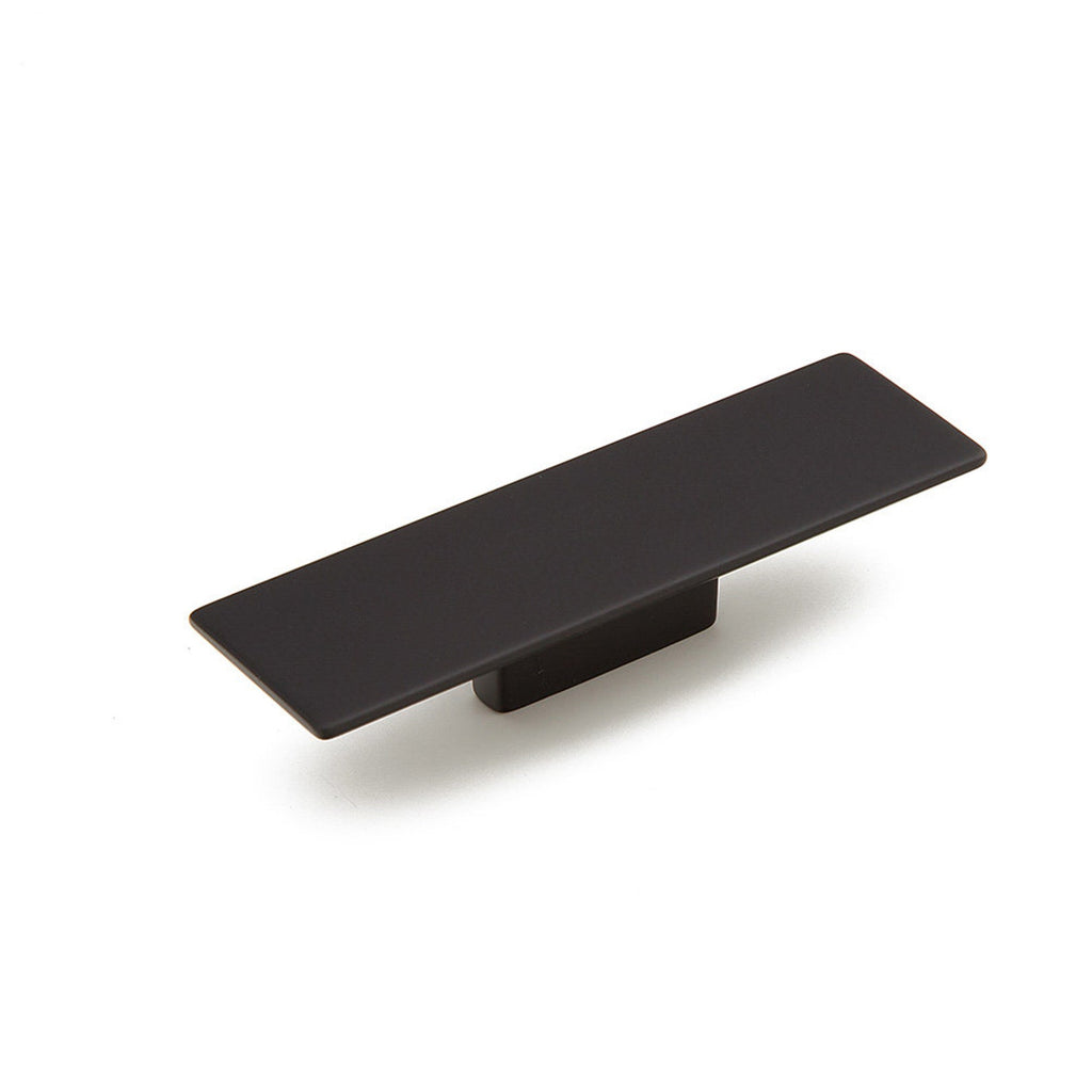 Matte Black "Armand" Square Drawer Pulls and Cabinet Knobs - Forge Hardware Studio