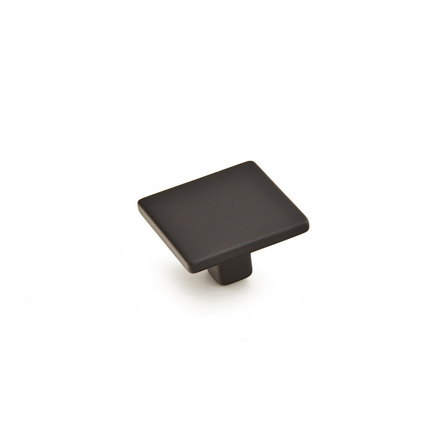 Matte Black "Armand" Square Drawer Pulls and Cabinet Knobs - Forge Hardware Studio