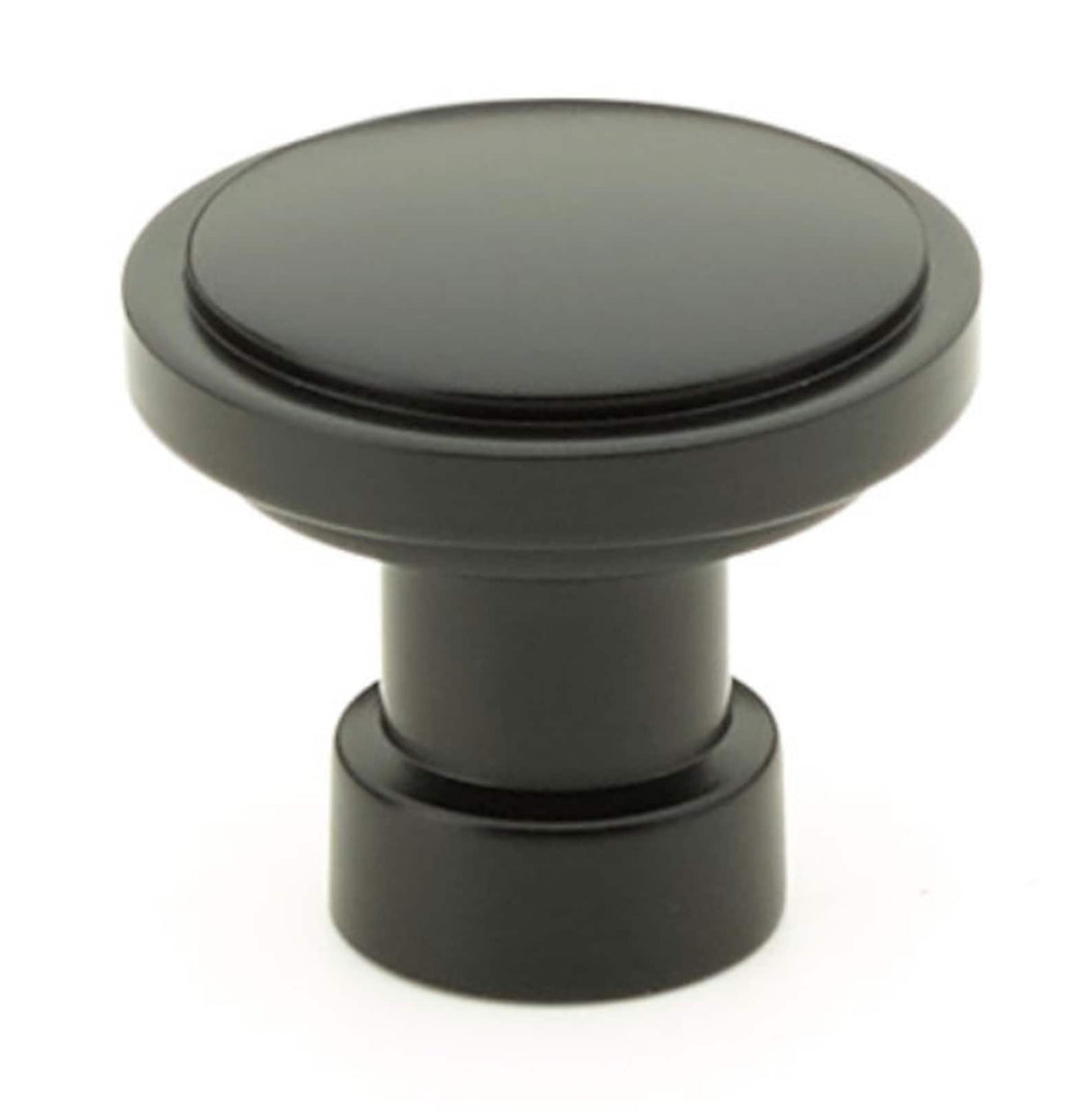 Flat Black "Industry" Cabinet Knobs and Drawer Pulls - Forge Hardware Studio