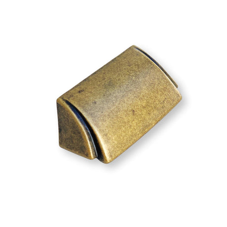 Antique Bronze "Ella" Cup Drawer Pull - Forge Hardware Studio