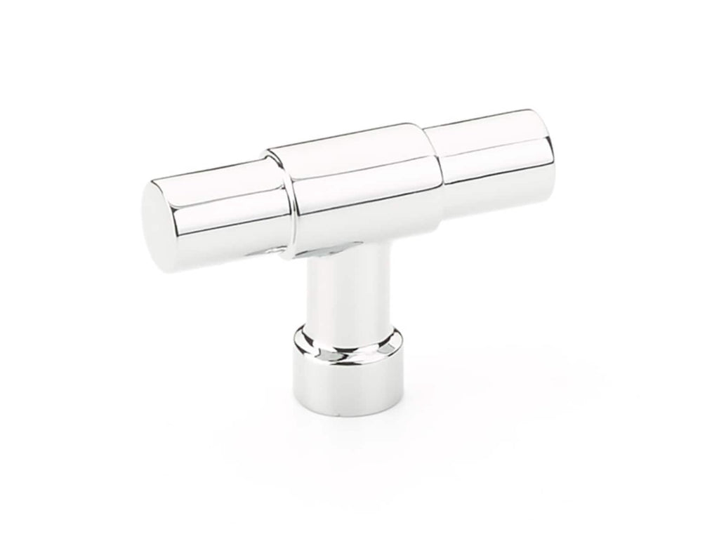 Polished Chrome "Industry" Cabinet Knobs and Drawer Pulls - Forge Hardware Studio