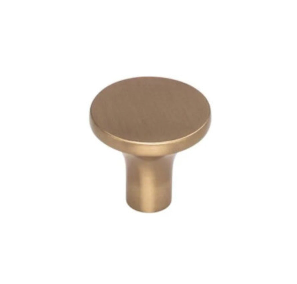 Champagne Bronze Smooth "Tessa No. 2" Cabinet Knobs and Drawer Pulls - Forge Hardware Studio