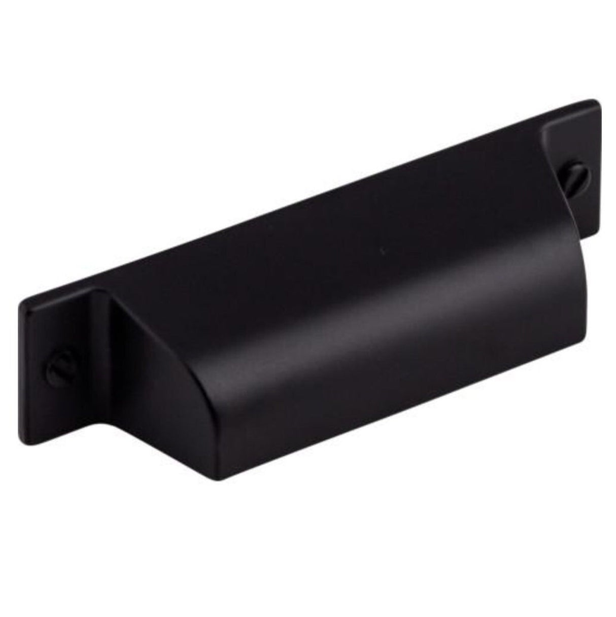 Matte Black "Montclair" Cabinet Knobs and Cup Pulls - Forge Hardware Studio