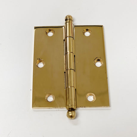 Unlacquered Brass "Eloise" Kitchen Cabinet Hinge - Forge Hardware Studio