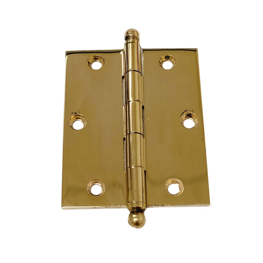 Unlacquered Brass "Eloise" Kitchen Cabinet Hinge - Forge Hardware Studio